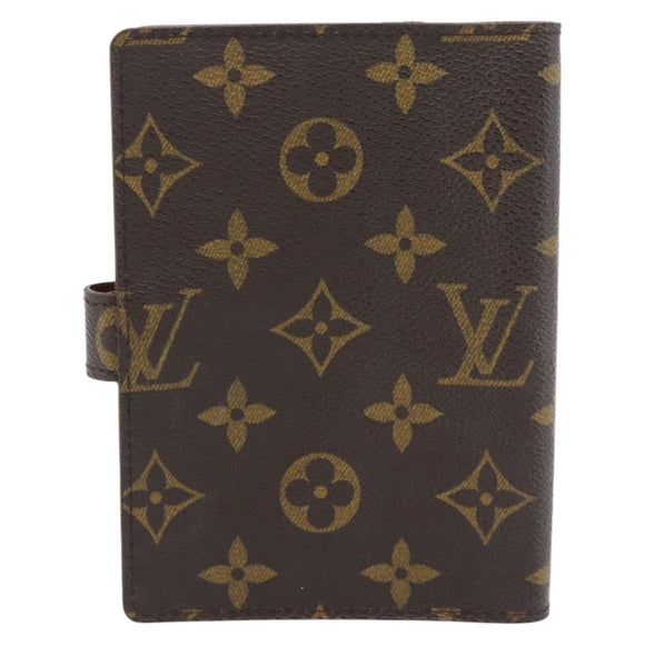 LOUIS VUITTON Monogram Agenda PM Day Planner Cover R20005 LV Auth BA13241