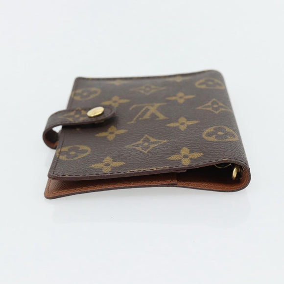 LOUIS VUITTON Monogram Agenda PM Day Planner Cover R20005 LV Auth BA13241