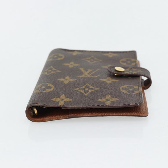 LOUIS VUITTON Monogram Agenda PM Day Planner Cover R20005 LV Auth BA13241