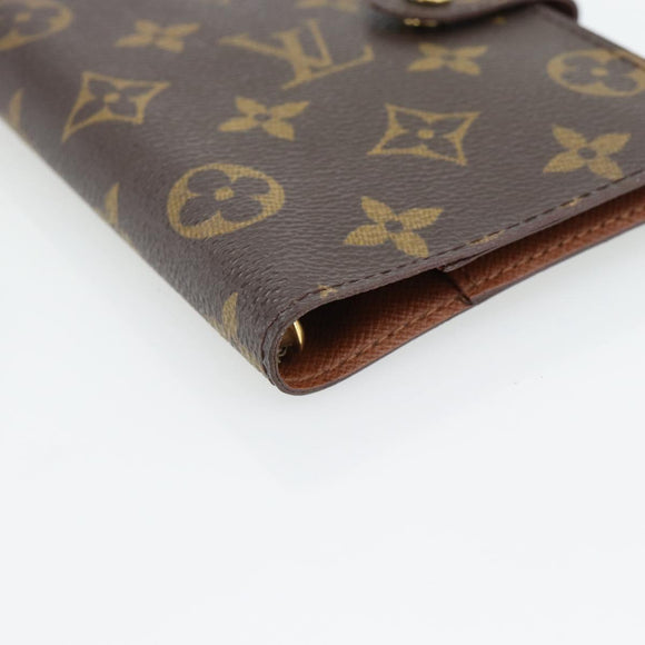LOUIS VUITTON Monogram Agenda PM Day Planner Cover R20005 LV Auth BA13241