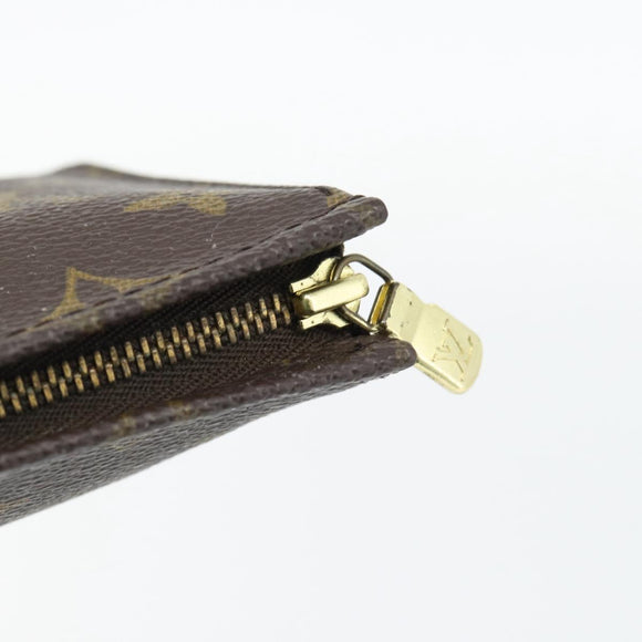 LOUIS VUITTON Monogram Poche Toilette 15 Pouch M47546 LV Auth BA13244