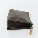 LOUIS VUITTON Monogram Poche Toilette 15 Pouch M47546 LV Auth BA13244-4
