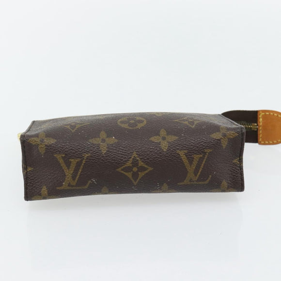LOUIS VUITTON Monogram Poche Toilette 15 Pouch M47546 LV Auth BA13244