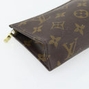 LOUIS VUITTON Monogram Poche Toilette 15 Pouch M47546 LV Auth BA13244-14