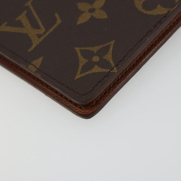 LOUIS VUITTON Monogram Portemonnaie Bier Karten Kredit M61652 LV Auth BA13245