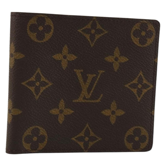 LOUIS VUITTON Monogram Portemonnaie Bier Karten Kredit M61652 LV Auth BA13245