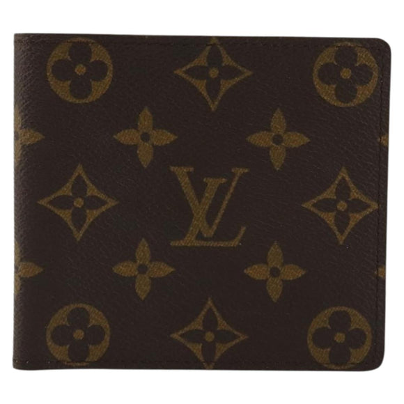 LOUIS VUITTON Monogram Portemonnaie Bier Karten Kredit M61652 LV Auth BA13245