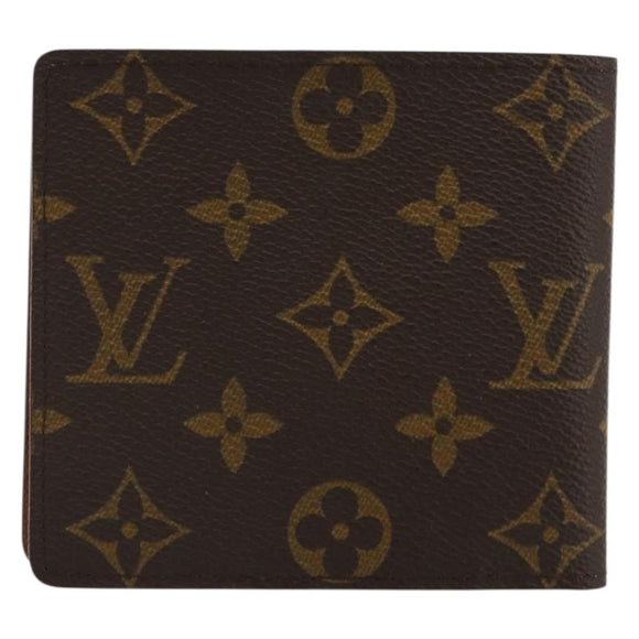 LOUIS VUITTON Monogram Portemonnaie Bier Karten Kredit M61652 LV Auth BA13245