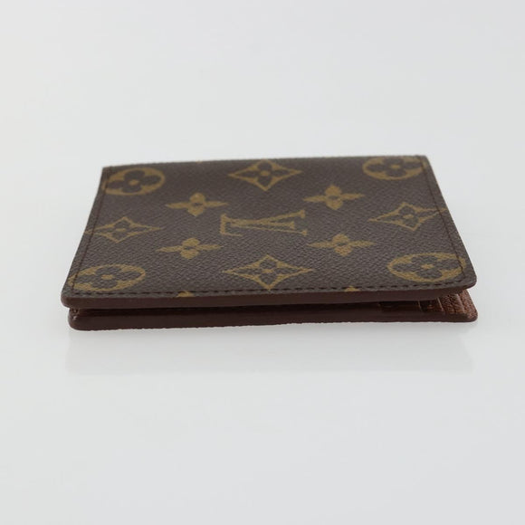 LOUIS VUITTON Monogram Portemonnaie Bier Karten Kredit M61652 LV Auth BA13245