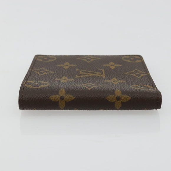 LOUIS VUITTON Monogram Portemonnaie Bier Karten Kredit M61652 LV Auth BA13245