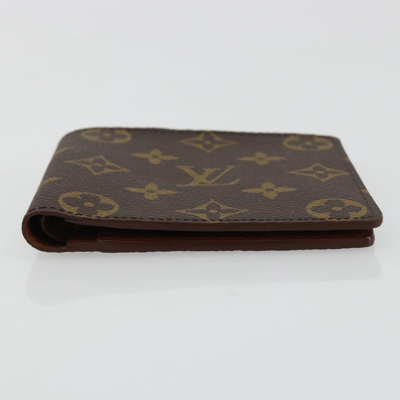 LOUIS VUITTON Monogram Portemonnaie Bier Karten Kredit M61652 LV Auth BA13245