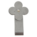 LOUIS VUITTON Money Clip metal Silver LV Auth BA13246-2
