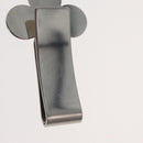 LOUIS VUITTON Money Clip metal Silver LV Auth BA13246-7