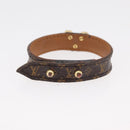 LOUIS VUITTON Monogram Charm Metall 2er Set Gold LV Auth BA13247-3