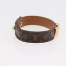 LOUIS VUITTON Monogram Charm Metall 2er Set Gold LV Auth BA13247-5