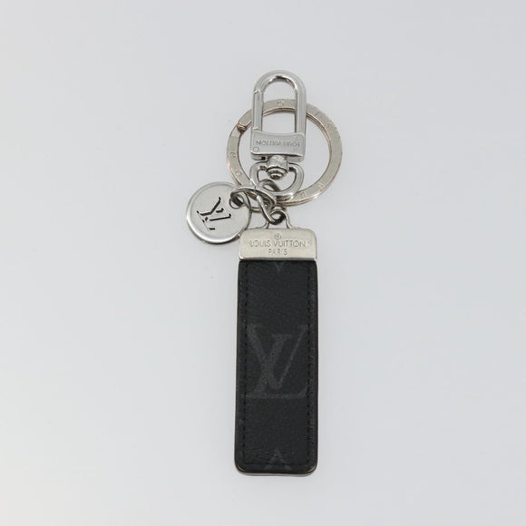 LOUIS VUITTON Monogram Eclipse Porte Cles Neo LV Club Charm M69475 Auth BA13248