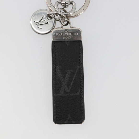 LOUIS VUITTON Monogram Eclipse Porte Cles Neo LV Club Charm M69475 Auth BA13248