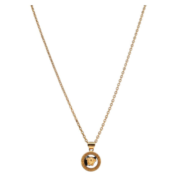 Gianni Versace Medusa Ketting metaal Goud Auth BA13251