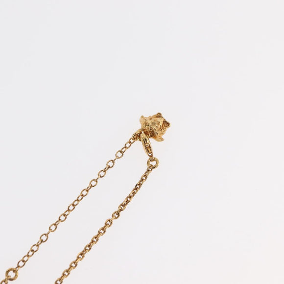 Gianni Versace Medusa Ketting metaal Goud Auth BA13251