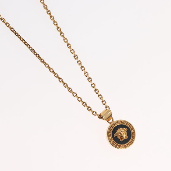 Gianni Versace Medusa Ketting metaal Goud Auth BA13251