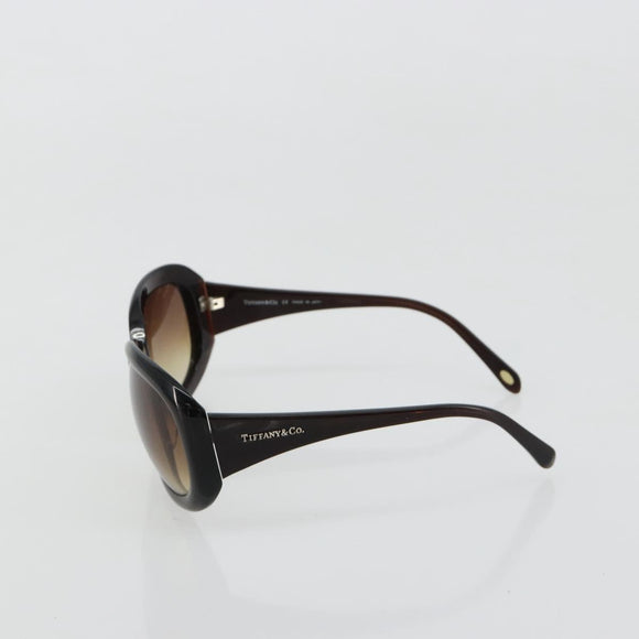 TIFFANY&Co. Sunglasses plastic Brown Auth BA13256