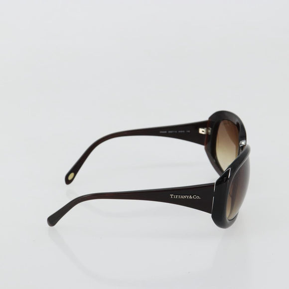 TIFFANY&Co. Sunglasses plastic Brown Auth BA13256