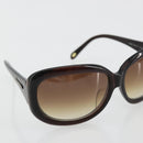 TIFFANY&Co. Sunglasses plastic Brown Auth BA13256-6