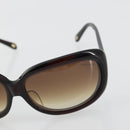 TIFFANY&Co. Sunglasses plastic Brown Auth BA13256-7