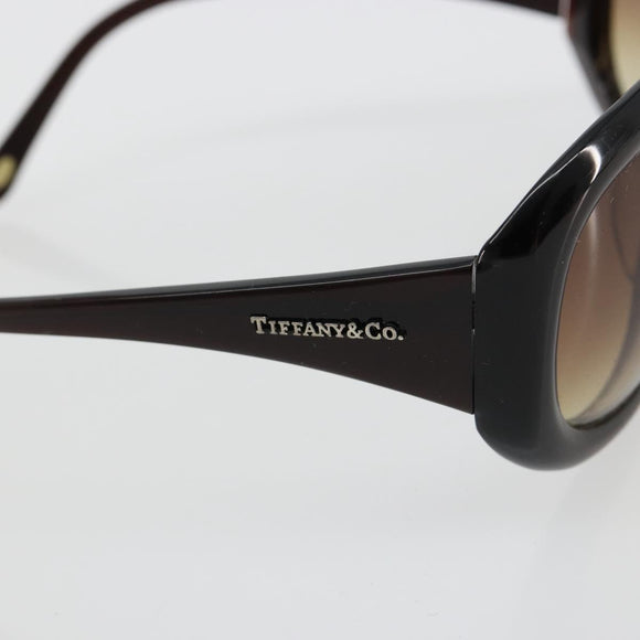 TIFFANY&Co. Sunglasses plastic Brown Auth BA13256
