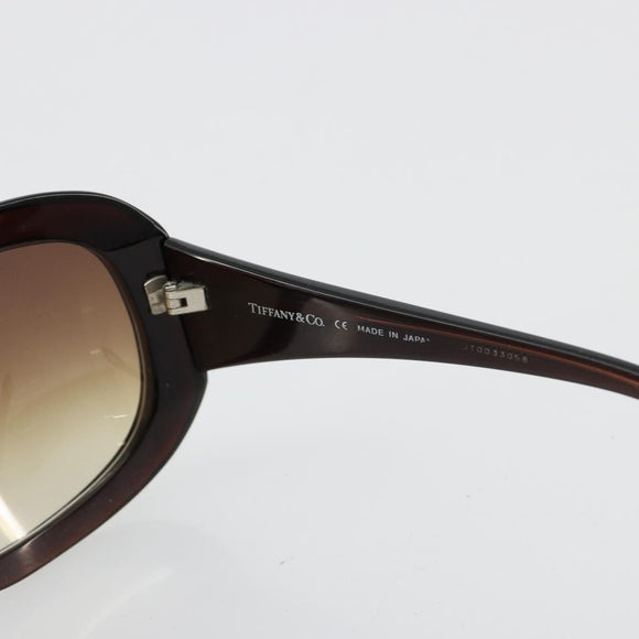 TIFFANY&Co. Sunglasses plastic Brown Auth BA13256