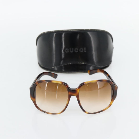 GUCCI Sonnenbrille mit Schildpattmuster Kunststoff Braun Auth BA13260