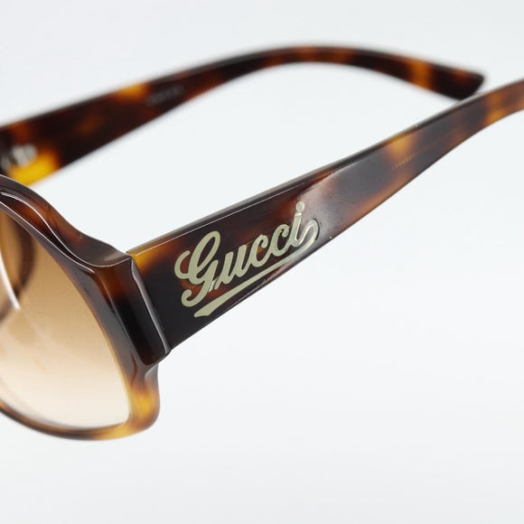 GUCCI Sonnenbrille mit Schildpattmuster Kunststoff Braun Auth BA13260