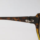 GUCCI Zonnebril met Schildpadpatroon Kunststof Bruin Zilver Auth BA13261-11