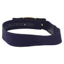 Salvatore Ferragamo Vara Ribbon Ceintuur Canvas 29.5"" Paars Goud Auth BA13266-2