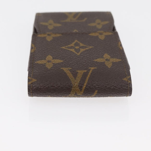 LOUIS VUITTON Monogram Damier Ebene Etui Sigarettenkoker 4 Set LV Auth BA13268
