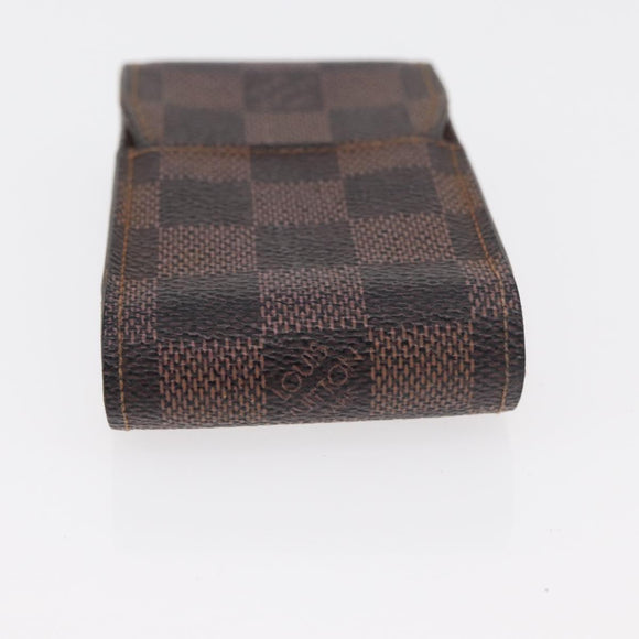 LOUIS VUITTON Monogram Damier Ebene Etui Sigarettenkoker 4 Set LV Auth BA13268