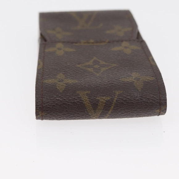 LOUIS VUITTON Monogram Damier Ebene Etui Sigarettenkoker 4 Set LV Auth BA13268