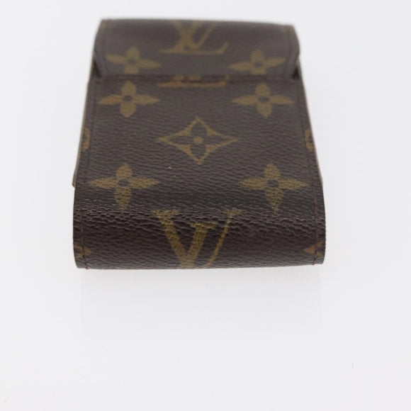 LOUIS VUITTON Monogram Damier Ebene Etui Sigarettenkoker 4 Set LV Auth BA13268