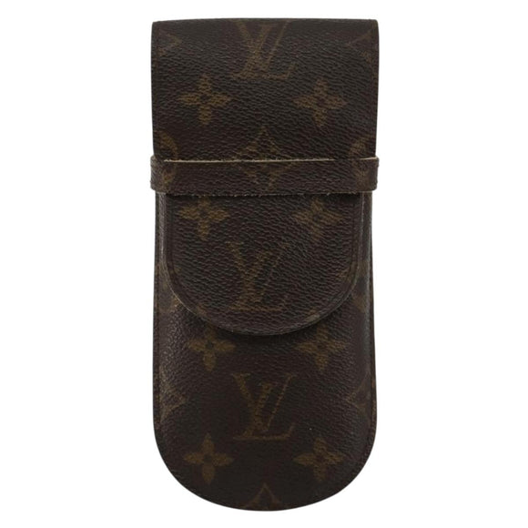 LOUIS VUITTON Monogram Etui Lunette Rabat Glasses Case M62970 LV Auth BA13269