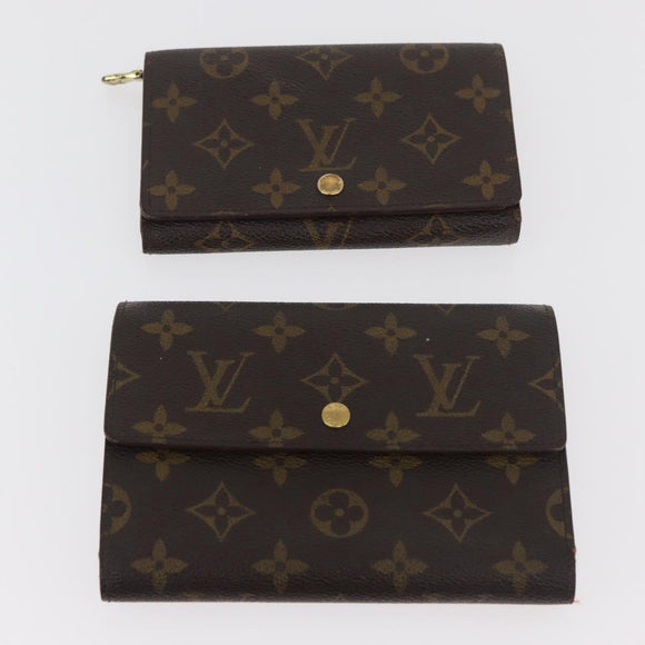 LOUIS VUITTON Monogram Geldbörse 5er Set LV Auth BA13272