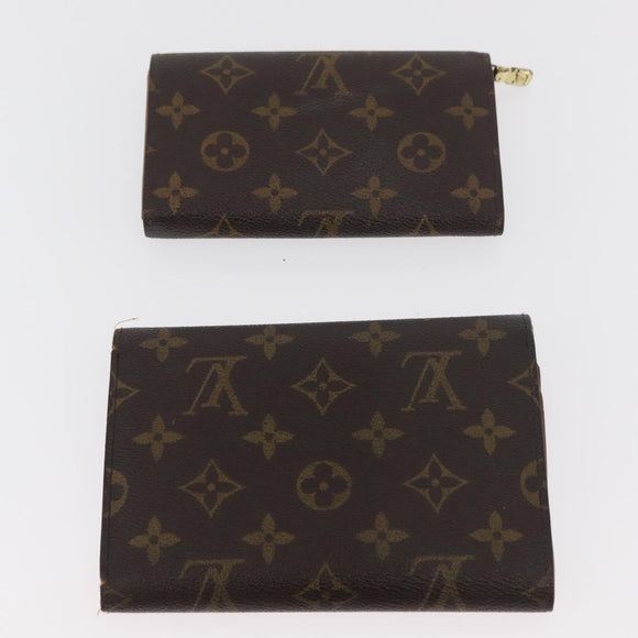LOUIS VUITTON Monogram Geldbörse 5er Set LV Auth BA13272