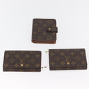 LOUIS VUITTON Monogram Geldbörse 5er Set LV Auth BA13272-2