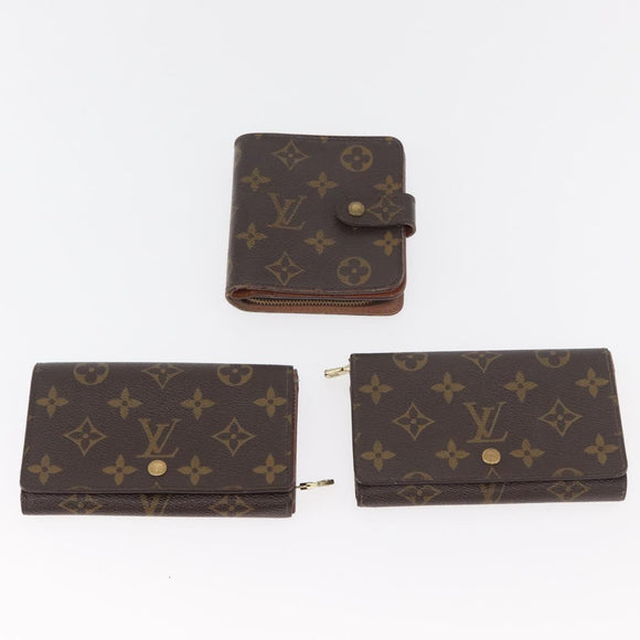 LOUIS VUITTON Monogram Geldbörse 5er Set LV Auth BA13272
