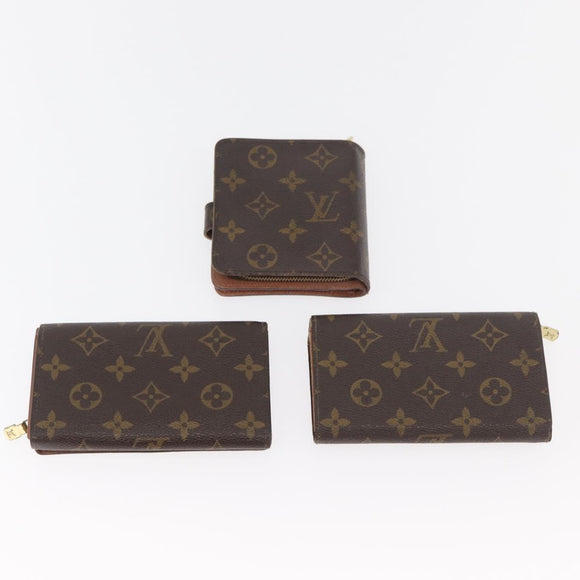 LOUIS VUITTON Monogram Geldbörse 5er Set LV Auth BA13272