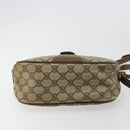 GUCCI GG Supreme Web Sherry Line Tasche PVC Beige Gold 56 02 032 Auth BA13275-10