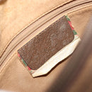 GUCCI GG Supreme Web Sherry Line Tasche PVC Beige Gold 56 02 032 Auth BA13275-17