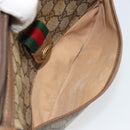 GUCCI GG Supreme Web Sherry Line Tasche PVC Beige Gold 56 02 032 Auth BA13275-23