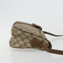 GUCCI GG Supreme Web Sherry Line Tasche PVC Beige Gold 56 02 032 Auth BA13275-4