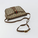 GUCCI GG Supreme Web Sherry Line Tasche PVC Beige Gold 56 02 032 Auth BA13275-8