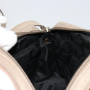 Salvatore Ferragamo Vala Shoulder Bag Leather Beige Gold Auth BA13281-19